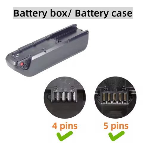 Down Tube Battery Base Battery Box 36V 48V 52V Electric Bike Battery Case Housing 4 pins 5pins Batte