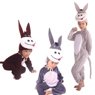 Children Golden Velvet Universal Animal Cartoon Performance Costume Cute Donkey Dance Kiss Dance Cos