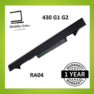 HP 430G1 430G2 H6L28AA H6L28ET H6L28UT HSTNN-IB4L HSTNN-W01C RA04 745662-001 Notebook Laptop Battery