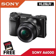 Sony Alpha a6000 with 16-50mm Lens (Black) (Sony Malaysia Warranty) (FREE 16GB Memory Card)