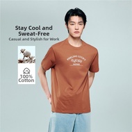 Giordano | Vintage Print Cotton T-Shirt