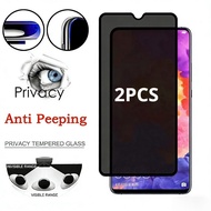 1-2Pcs Tempered Glass Film For LG K92 K71 K62+ K62 K61 K52 K51S K50S K50 5G Anti Spy Privacy Black E