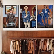 Shop Wall Suit Shop Tailor Shop Dress Shop Painting Wedding Decoration Painting Men Clothing Store F