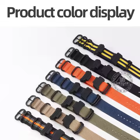 For Casio Square Block dw 5600 DW-5600 GW-B5600 GM-5600 Canvas Watch Strap With DW5600 Men's strap M