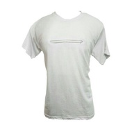 Baju Tshirt t shirt Haji umrah ihram Putih Hitam Lengan Pendek Cotton Poket Depan Unisex Lelaki Pere