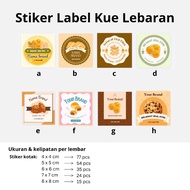 Eid al-Fitr Cake Stickers Eid cake label stickers
