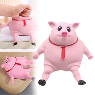 Baby Pink Pig Doll Toys Creativity Animal Pig Doll Decompression Toys Squeeze Antistress Squishy Toy