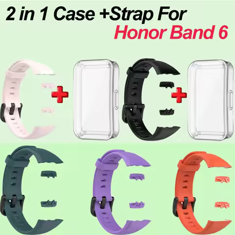 Soft Silicone Sport Band Strap for Huawei Band 6 Smart Wristband Bracelet Replacement Strap Huawei W