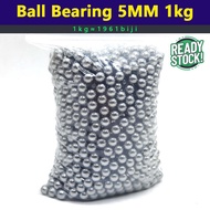 【Stok Sedia】Wholesale Galas Bebola 1kg Ball Bearing 5mm ≈1961biji Carbon Steel Material