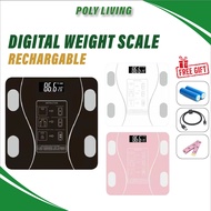 Penimbang Berat Badan Timbang Gigital Timbang Berat Badan Smart Scale Body Fat Scale Digital Weight 