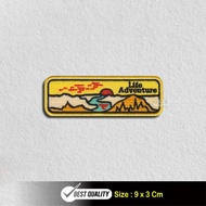 Live adventure Embroidery Patch 02