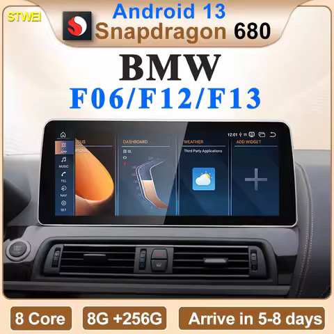 STWEI 2024 New ID6 ID7 ID8 UI Android System Wireless Carplay AUTO For BMW 6Series F12 F13 CIC NBT C