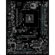 Boardview Asrock H310M-HDVP H310M HDVP circuit diagram for repairmen