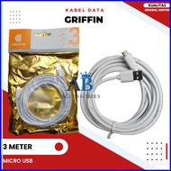Universal 3 meter data cable Micro data cable / Type c Griffin