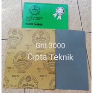 Sandpaper Grit 3000 Sikens Silicone Carbide Waterproof