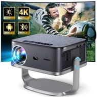 XIWBSY 2025 New T08 Projector 35000 Lumens Moive Daylight Projector Android 12.0 Smart Projector 8K 