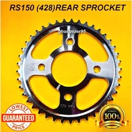 428 SPROCKET REAR RS150 FOR HONDA RS150 CHAIN SPROCKET SET 428 SPROCKET CHROME STEEL ORIGINAL RS150I