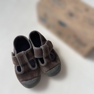 Used Cienta T-Strap Velour Shoes Size 21 (12.5cm) "Anti-theft measures"