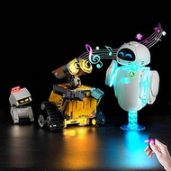 Kyglaring Light Compatible with Lego Wall-E and EVE 43279 Building Blocks, LED Lighting Accessories 