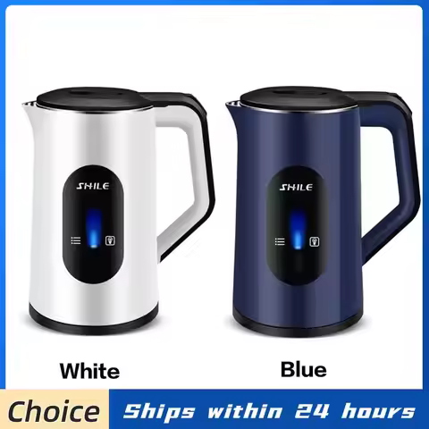 2.2L Stainless Steel Electric Digital Display Large Tea Kettle Auto-Shutoff Thermal Water Kettle 150