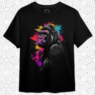 3Dimensionwear Premium Distro T-Shirt 3D Gorilla Multicolor Drawing V2 Dt1351