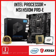 MSI H510M PRO-E H510 LGA1200 Motherboard + Intel 10TH GEN PENTIUM / CORE I3 / I5 / I7 / I9 CPU COMBO