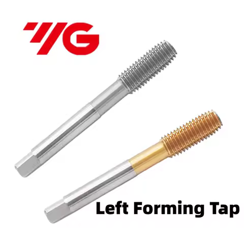 YG HSSE Metric Left Forming Tap M2M2.5M3M4M M6M8M10M12 X0.45L X0.8L X1.5L 1.25LMachine TIN-Coating S