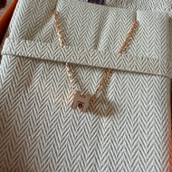 Hermes mini pop h 項鍊 奶茶 白色 混色 玫瑰金