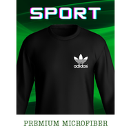 baju mantap microfibre jersi sport wear adidas modern logo senaman baju sukan muslimah lengan panjan