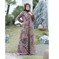 Gamis Batik Modern Pekalongan Jumbo Kombinasi - Gamis - Gamis Jumbo -