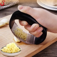 [Seriena.my] Multi-function Manual Stainless Steel Garlic Presses Grinder Slicer Cutter