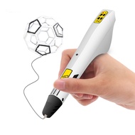 3D Pen Digital Display Intelligent 3D Printing Pen Making Doodle Arts &amp; Crafts USB Cable+FREE Filament