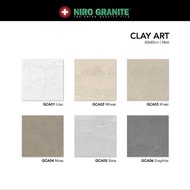 Lantai Granit Grafit Niro Clay Art (Gca06) Matt Uk. 60X120