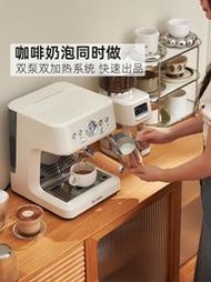 咖啡機Barsetto/百勝圖M3咖啡機家用小型意式半自動濃縮萃取打奶泡一體