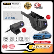 OTP 4K UHD Premium DashCam Vision Cam For BMW 3 Series F30 F20 Wifi DashCam Front 2K Video Quality &amp; Rear 1080p Full HD