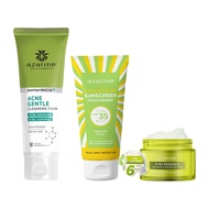 AZARINE Paket Acne Lengkap 5IN1 Skincare Wajah Berjerawat Berminyak Beruntusan