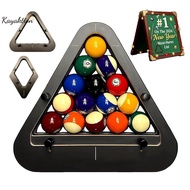 Kayaktion Professional Pool Ball Ra Adjustable 8 9-Ball Triangle For Tournament Play Heavy Duty Bill
