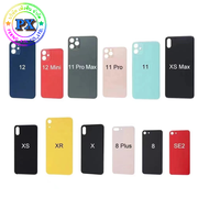 ฝาหลังไช้สำหรับ กระจกหลัง for iPhone Xs max Iphone11 iPhone12 12mini 12Pro Max  (รูกล้องใหญ่) เวลาเป