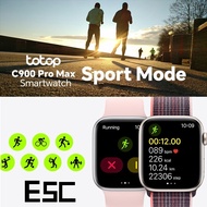 ESC SmartWatch T900/C900 ProMax Fashion Bluetooth Smartband Two Straps 2.09 Inch HD Screen Full Touc