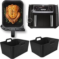 Premium Ninja 10 Quart DZ550 & DZ401 Silicone Liners|2.5mm Liner Thickness & 8mm high Silicone Lines