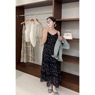 Women's 1-color imported two-piece dress [00075]