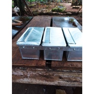 3-piece serrated toast pan, size 20x8x8