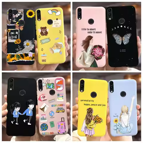 For Huawei Honor 8C Case Honor 8X Cute Candy Painted Cover Soft TPU Phone Case For Honor 8A 8 C Hono