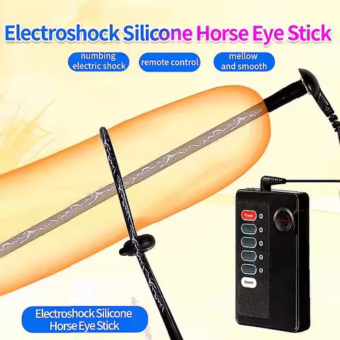 Adult Male Plaything Horse Vision Wand Sensation - Inducing Urethral Closure Urethral Beadlets Elect