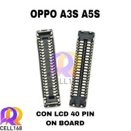 Oppo A3S A5S LCD CONNECTOR Machined FPC LCD CONNECTOR Socket