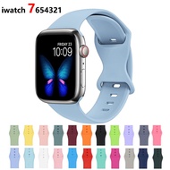 [HOT JUXXKWIHGWH 514] สายซิลิโคนสำหรับ Apple Watch Band 38มม. 40มม. 41มม. IWatch 7สายนาฬิกาสร้อยข้อมือ42มม. 44มม. 45มม. สายรัดข้อมือกีฬาสำหรับ Iwatch 6 5 4