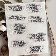 0604 73s Blessing begin Transparent Seal Crystal