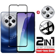 Redmi 14C 4G 2in1 Tempered Glass Film For Redmi 14C Redmi14C 4G 5G 2024 Screen Protector Soft HD Cam