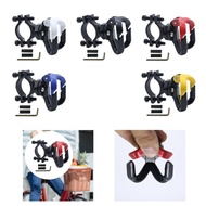 [tlvcbd] Motorcycle Hanger Hook Metal Bicycle for Poles 2cm to 4cm in Diameters Double
