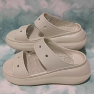 【Malaysia Stock】Crocs Classic Crush Sandals 5CM Heels kasut crocs women crocs sandal women selipar c
